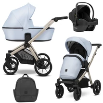 Kunert Brav alumínium vázas 3in1 babakocsi: 14 Baby blue Eco