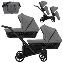 Kunert Ivento DUO prémium ikerbabakocsi: grafit szürke