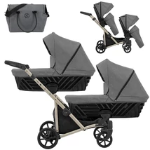 Kunert Ivento DUO prémium ikerbabakocsi: grafit szürke