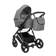 Mély babakocsi - Kunert Lazzio Premium - Silver 06 szürke