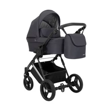 Mély babakocsi - Kunert Lazzio Premium - Silver 08 antracit