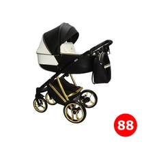 Multifunkciós babakocsi Berry Baby Sojan Agix 3in1 - fekete-fehér
