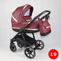 Multifunkciós babakocsi Berry Baby Sojan Nori 3in1 - bordó-arany