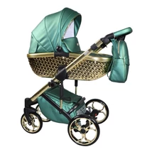 Sojan Ritmo Extra multifunkciós babakocsi: zöld eco bőr