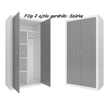 Gardrób – szürke – Filip Color