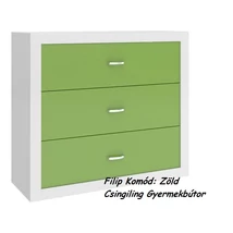 Komód – zöld – Filip Color