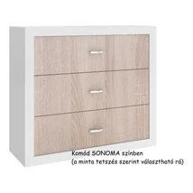Komód – Sonoma – 10 választható mintával - Filip