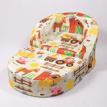 Gyerekfotel lábtartóval – Farm – Diamond Birdie