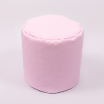 Babzsák puff - Rózsaszín Eco bőr