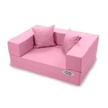 Szivacs kanapéágy - hempergő felnőtt méret - rózsaszín - Diamond