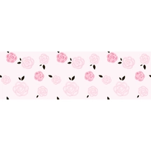 Falvédő gyerekszobába - szigeteli is a falat - Rose rózsaszín rózsás