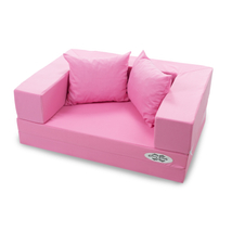Szivacs kanapéágy - hempergő gyerek méret - rózsaszín Wextra
