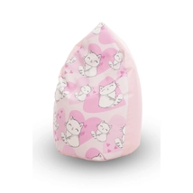 Babzsák - rózsaszín - Sweet Kitty - csepp alakú