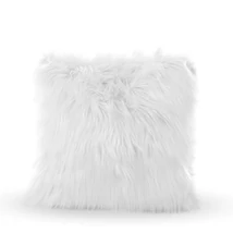Dekor párna - törtfehér műszőrme Dekor párna - törtfehér műszőrme