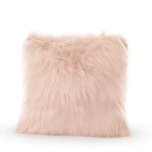 Dekor párna - púder műszőrme