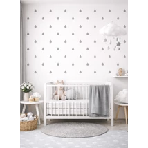 Falmatrica szett - 24 db-os - szürke esőcseppek