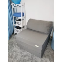Szivacs fotelágy felnőtt méret szürke színben