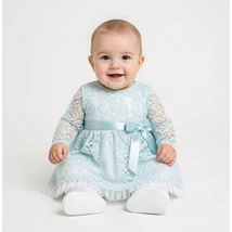 Alkalmi csipke ruha boleróval - menta 68