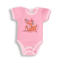 Rövid ujjú body - rózsaszín Pique - bambi - 62