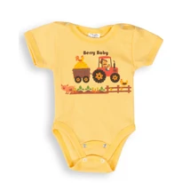 Body - rövid ujjú - sárga - farm 74