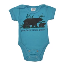 Body - rövid ujjú -  türkiz - medvés 86