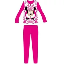 Gyerek pizsama Disney Minnie egér - pamut jersey - pink 128