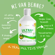 Swedish Nutra ULTRA+ folyékony multivitamin 500 ml
