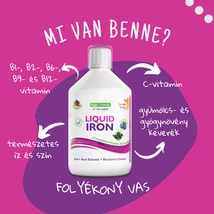 Swedish Nutra Folyékony vas 500 ml