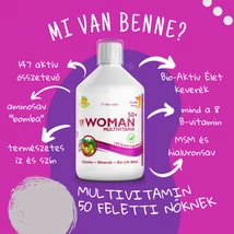  Swedish Nutra Woman - folyékony multivitamin 50 feletti nőknek 500ml