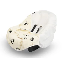 Babahordozó takaró - panda mintás - Organikus pamut