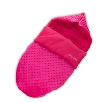 Bundazsák babahordozóba - Classic pink minky