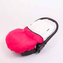 Babahordozóra rögzíthető lábzsák - univerzális termék - pink