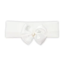 Hajpánt babáknak ekrü pamut - masnival