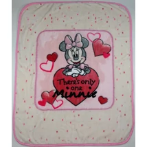Babatakaró - Disney Minnie egér - 110 x 140 cm - rózsaszín