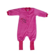 Hosszú ujjú tipegő hálózsák - pink plüss 110-116