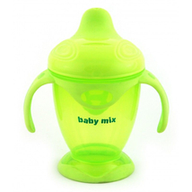 Itatópohár csöpögésmentes - zöld – Baby Mix
