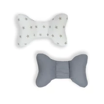 Pillangó párna - szürke - fehér csillagos