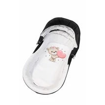 Kókusz matrac babakocsiba - fehér - teddy with heart