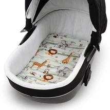 Kókusz matrac babakocsi mózes részébe - zöld szafari