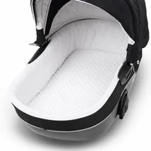 Kókusz matrac babakocsiba - fehér minky