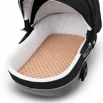 Kókusz matrac babakocsiba - mocca minky