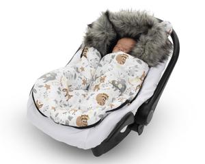 Meleg bundazsák babahordozóba és mózesbe