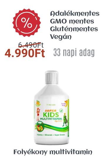 Prémium multivitamin gyerekeknek narancs ízben