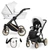 Babakocsi - Kunert Ivento PREMIUM 2in1 - 08 White Pearl - eco bőr