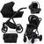 Babakocsi - Kunert Ivento 3in1 - 12 Deep Black